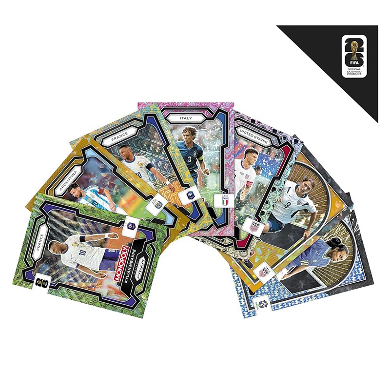 Jogo Monopoly Panini Prizm Copa do Mundo da FIFA Caixa de Cartas - Imagem 2