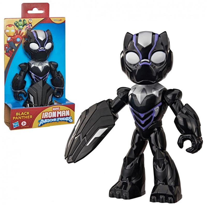 Marvel Awesome Friends - Black Panther Mega Figura 23cm