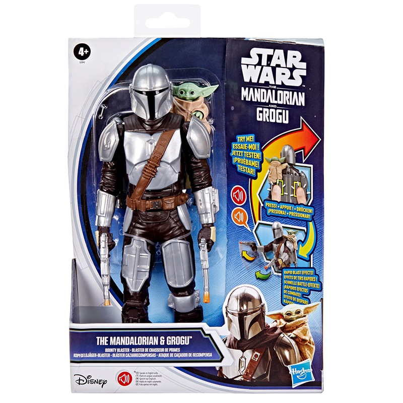 Star Wars Figura Electrónica The Mandalorian & Grogu