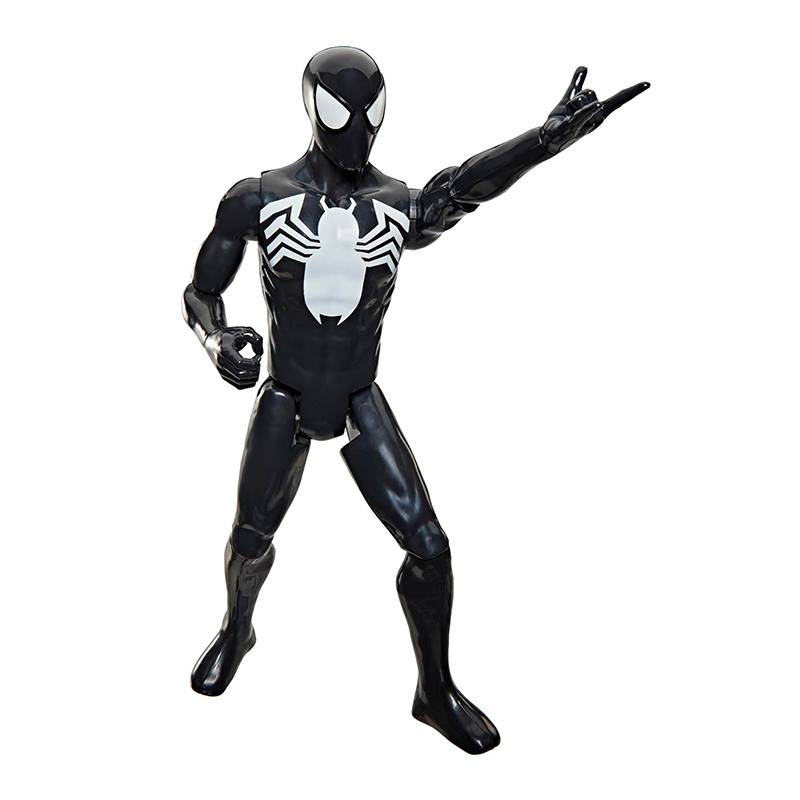 Spiderman Figura Titan Spiderman Traje Negro 30cm - Imagen 2