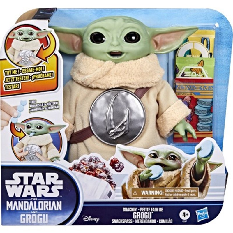 Star Wars - Figura Grogu Merendando