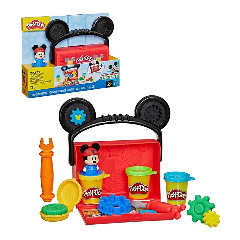 Play-Doh Disney Junior Mickey Garagem Portátil