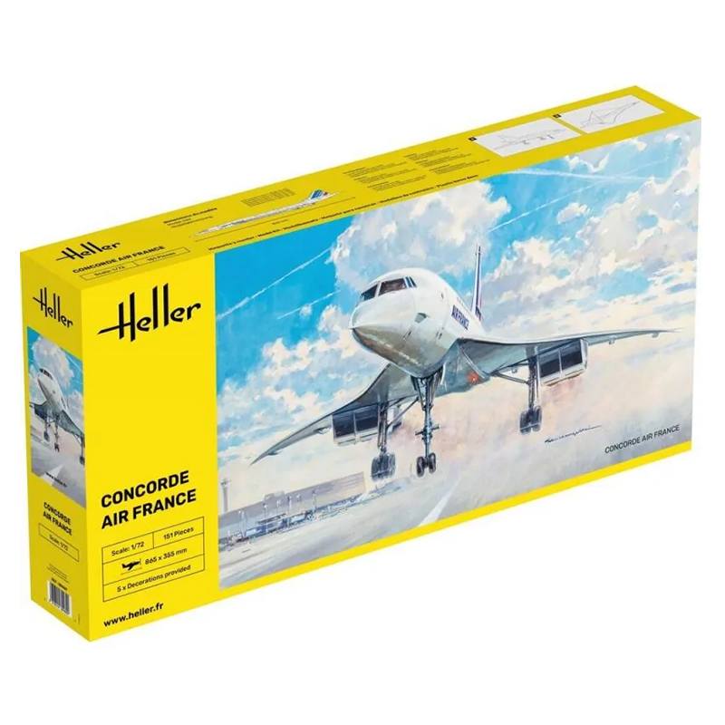 Heller Maquete Avião Concorde Air France 1:72