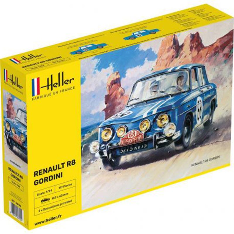 Heller Maquete Carro Renault R8 Gordini 1:24