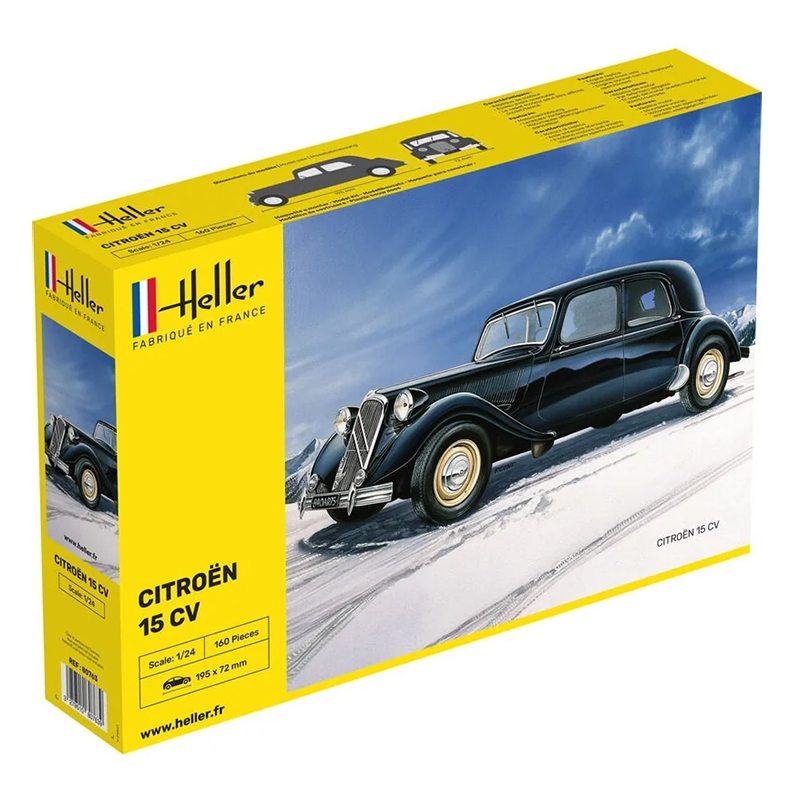 Heller - Maquete Carro Citroën 15 CV 1:24