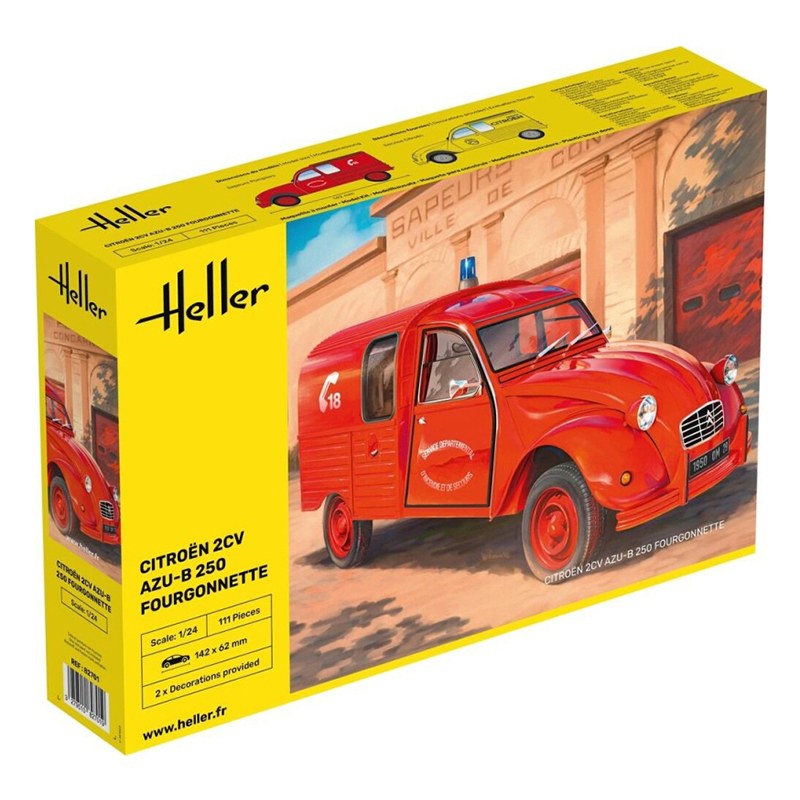 Heller - Maquete Carrinha Citroën 2CV AZU-B 250 1:24