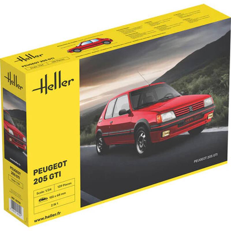 Heller - Maqueta Cotxe Peugeot 205 GTI 1:24
