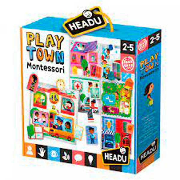 Headu Juego Montessori Play Town - Imagen 1