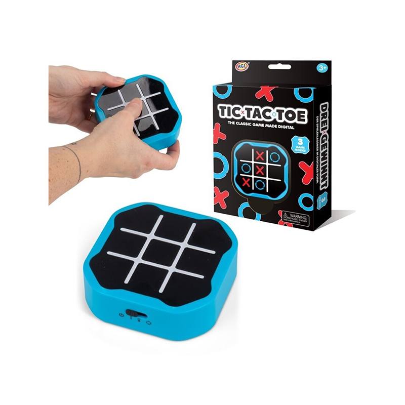 Joc Tic Tac Toe 3 en Ratlla Electrònic Blau