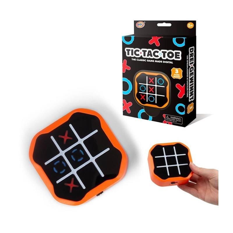 Joc Tic Tac Toe 3 en Ratlla Electrònic Taronja