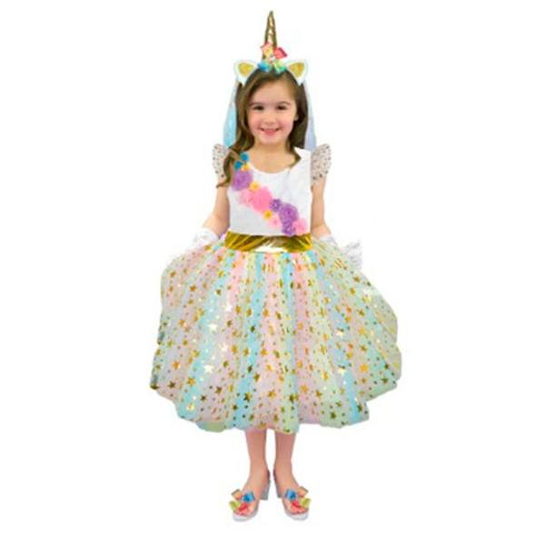 Disfraz Princesa Unicornio 3-5 años - Imatge 1