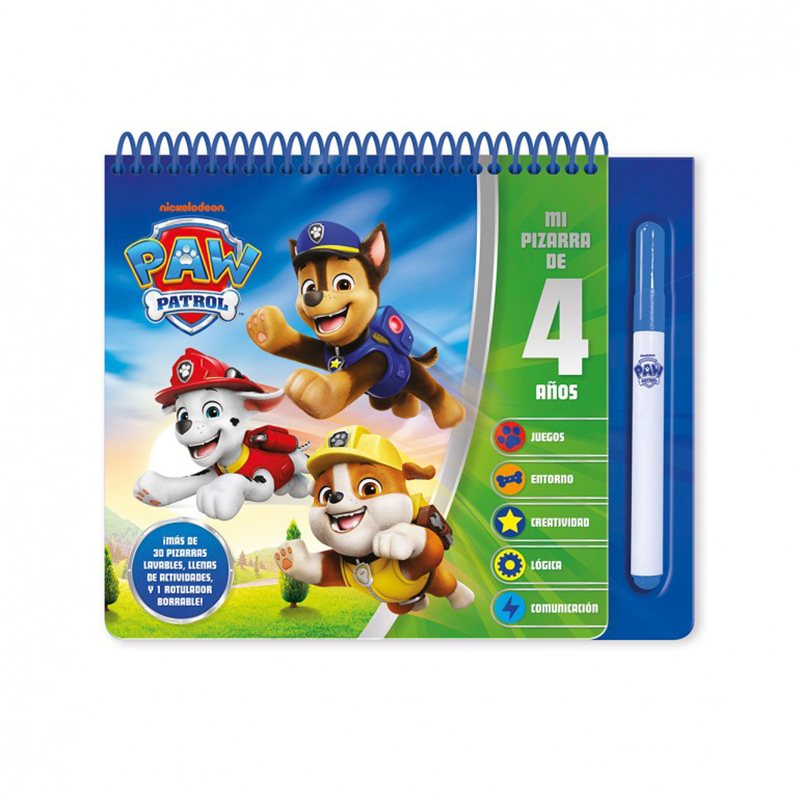 Paw Patrol - La Meva Pissarra de 4 Anys