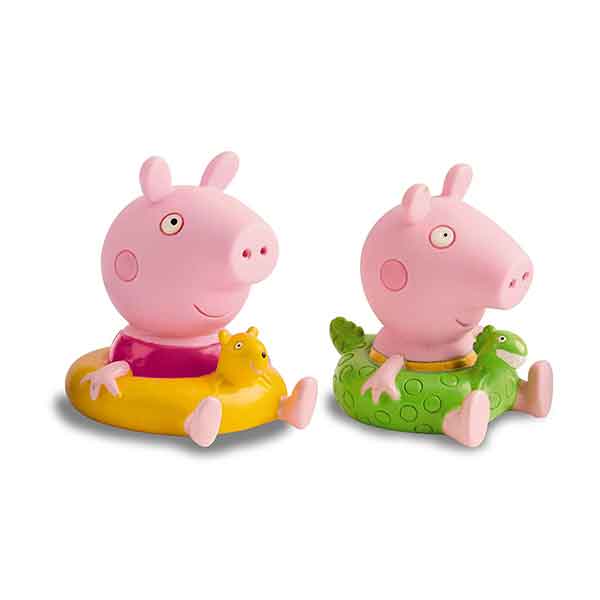 Peppa Pig Cesta con Figuras para el Baño - Imagen 1