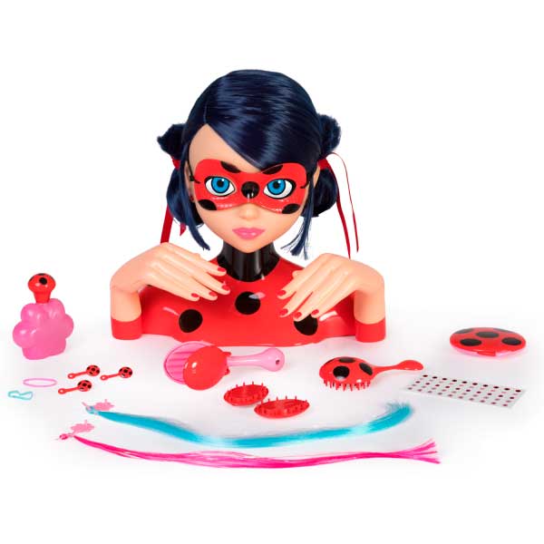 Busto Peinable Deluxe Ladybug - Imagen 1