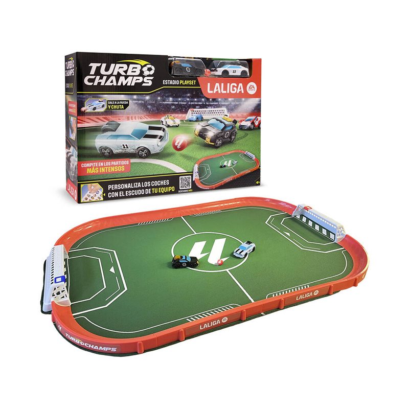 Turbo Champs La Liga Estadio Playset con Coches - Imagen 1
