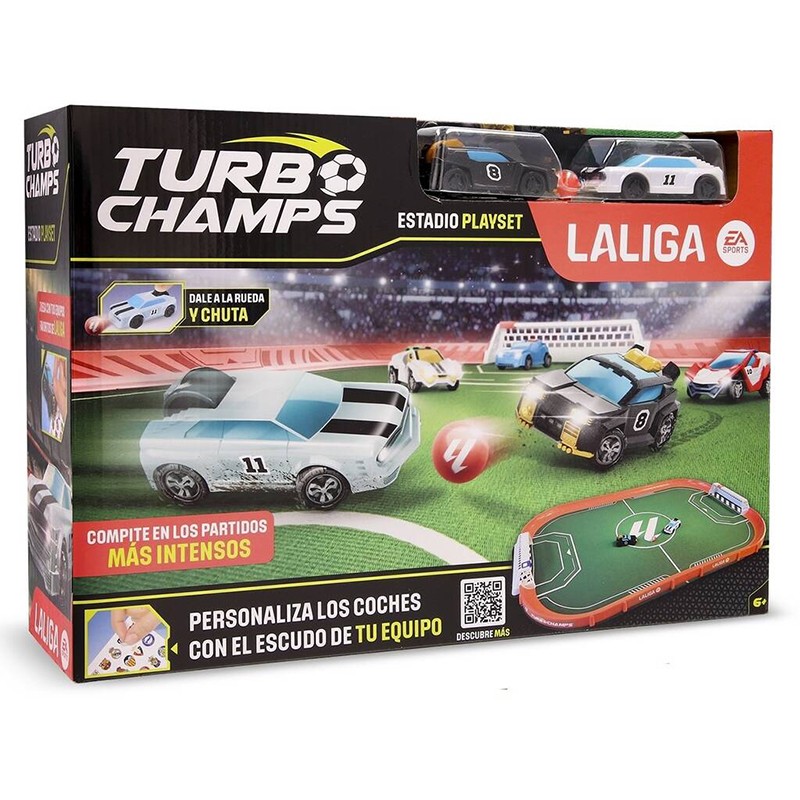 Turbo Champs La Liga Estadio Playset con Coches - Imagen 1