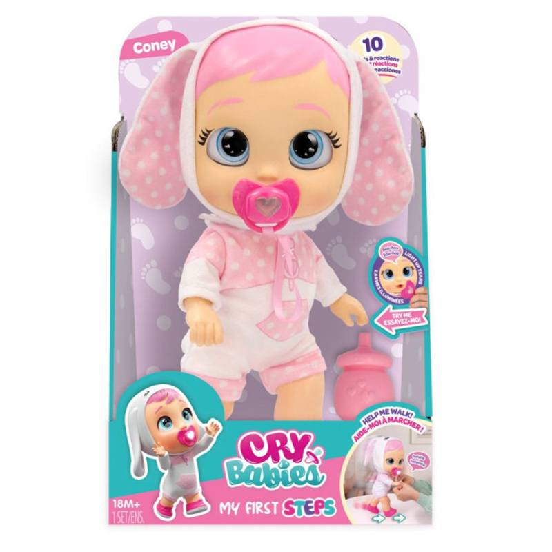 Bebés Llorones Muñeca Coney Mis Primeros Pasos
