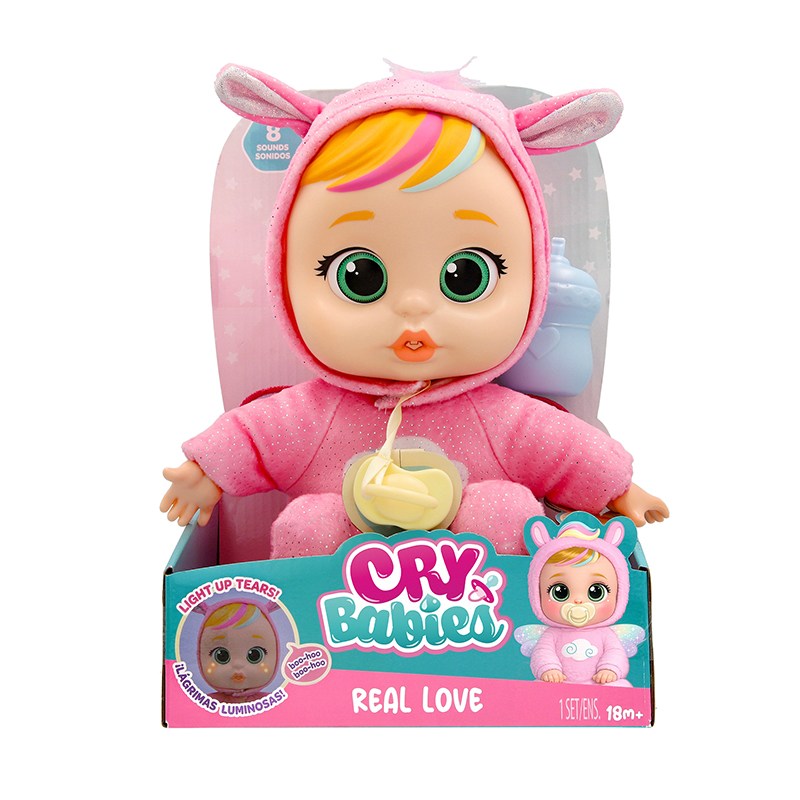 Bebés Chorões Boneca Real Love Hannah