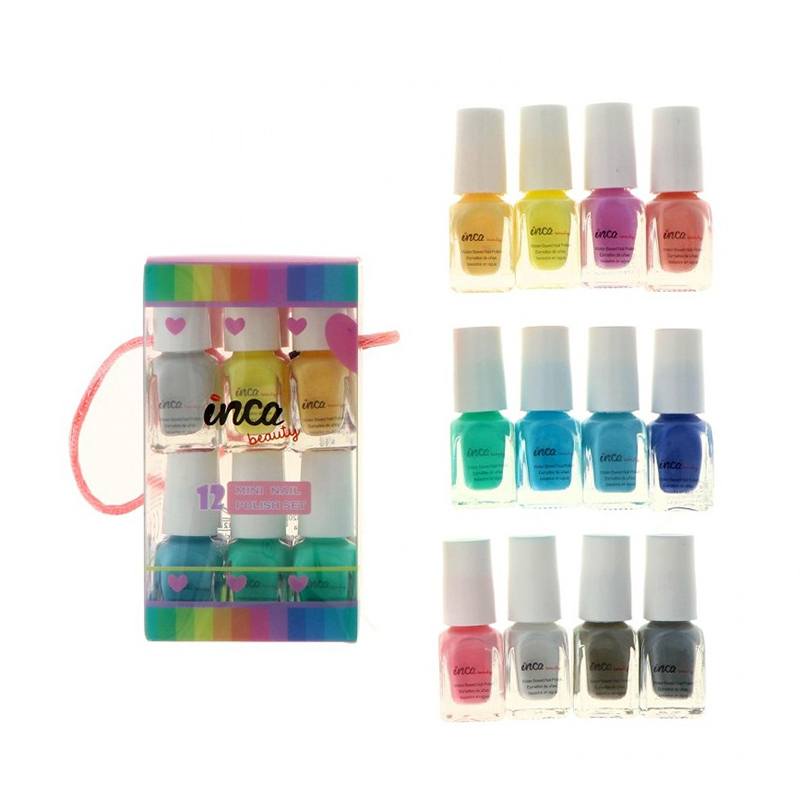 Conjunto de 12 Esmaltes de Unhas à Base de Água - Imagem 1