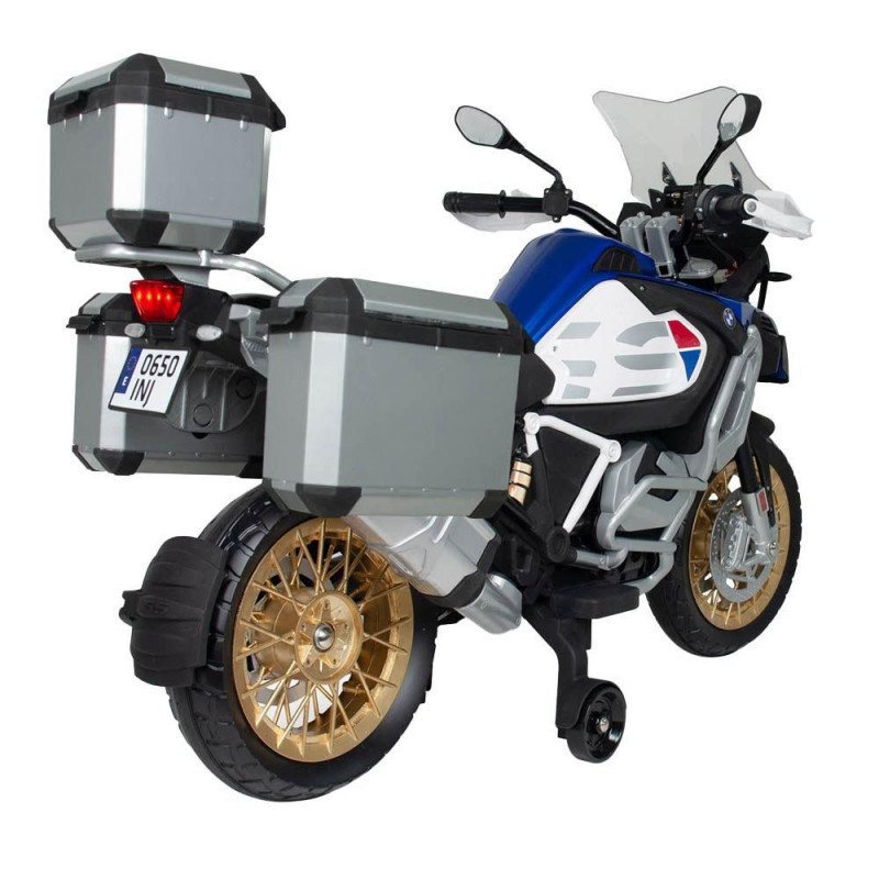 Injusa Moto infantil BMW R1250 GS HP Adventure 12V con Maletas - Imagen 2