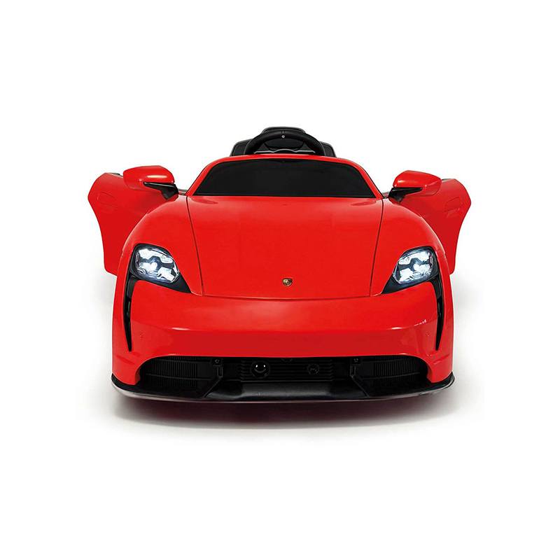 Injusa Coche infantil Porsche Taycan Turbo Rojo 12V - Imagen 1