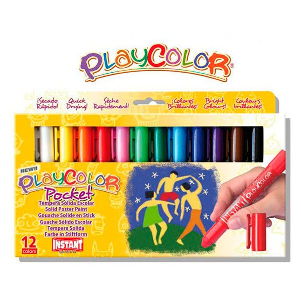 Caja 12u Colores Pocket PlayColor - Imagen 1
