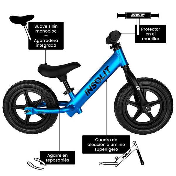 Bicicleta Balance Insòlit Azul 12
