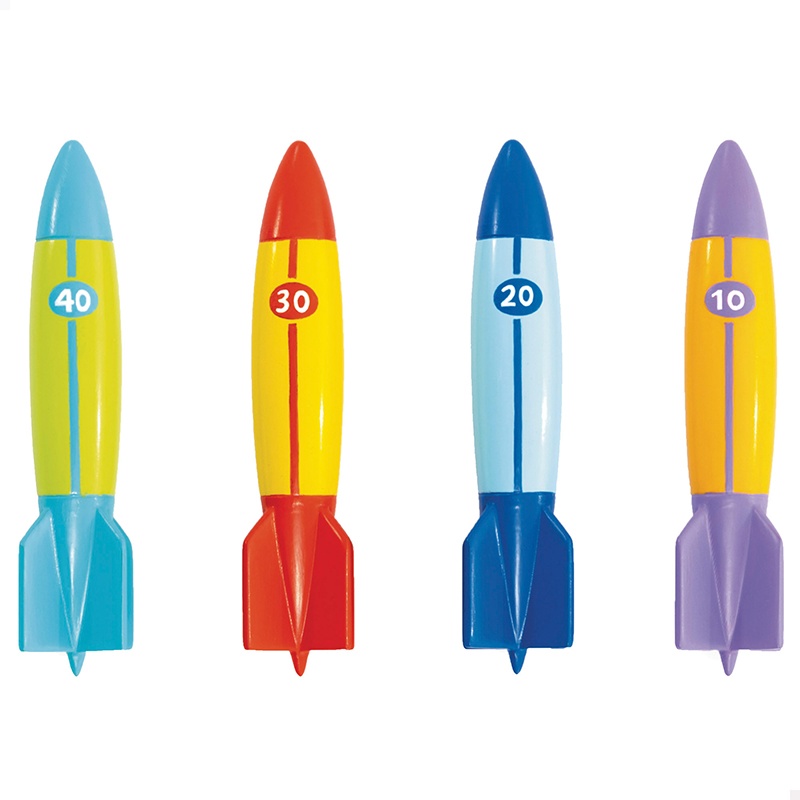 Intex - Joc aquàtic conjunt 4 Torpedes Colors