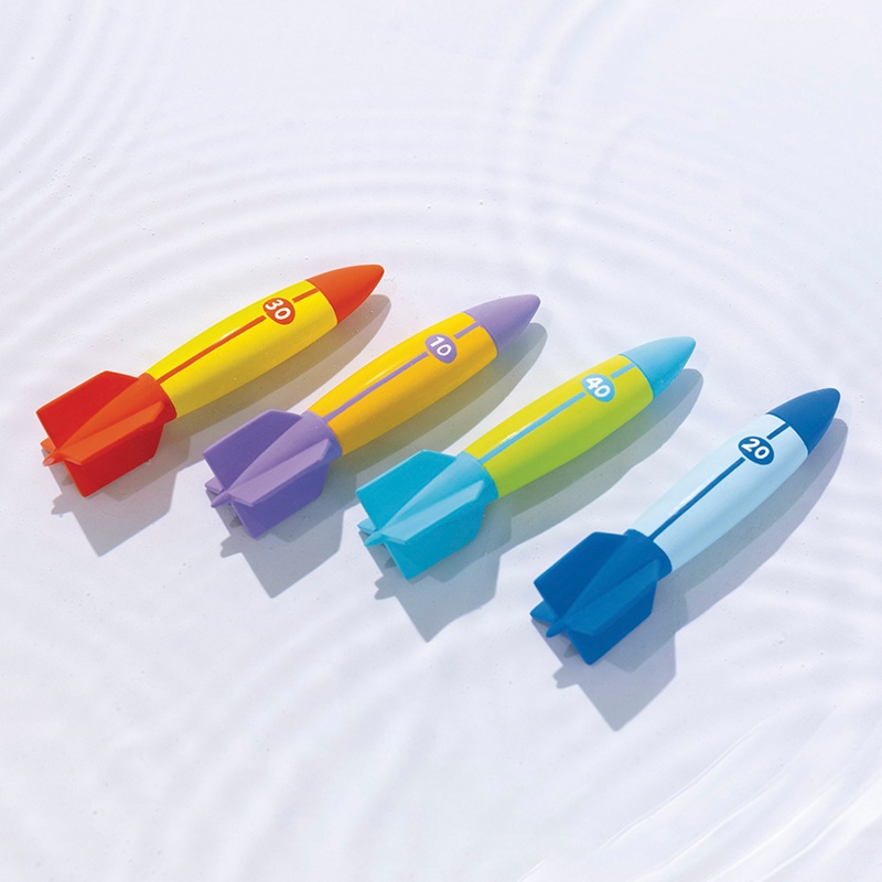 Intex - Juego acuático conjunto 4 Torpedos Colores - Imagen 2
