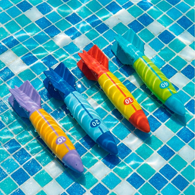 Intex - Juego acuático conjunto 4 Torpedos Colores - Imagen 5
