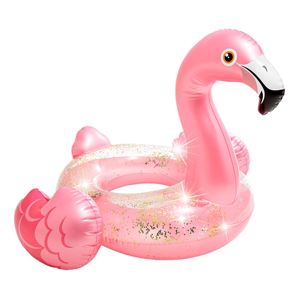 Flutuador Flamingo Glitter 99x89x71cm - Imagem 1