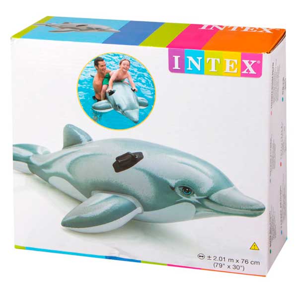 Delfin Hinchable Intex 201x76cm - Imatge 1