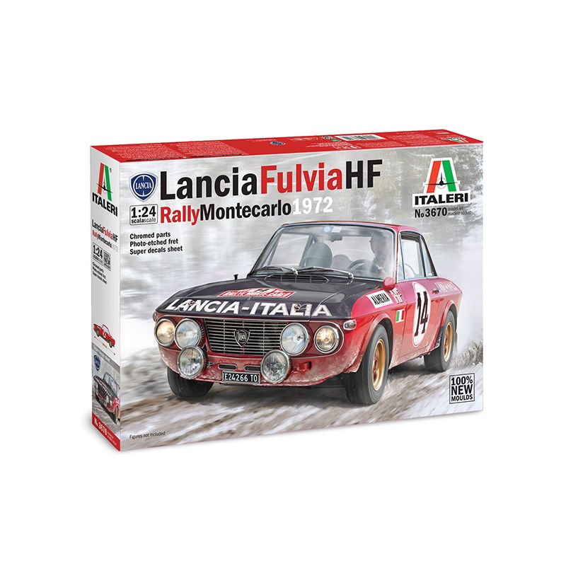 Italeri Maquete Carro Lancia Fluvia HF Rally Montecarlo 1:24