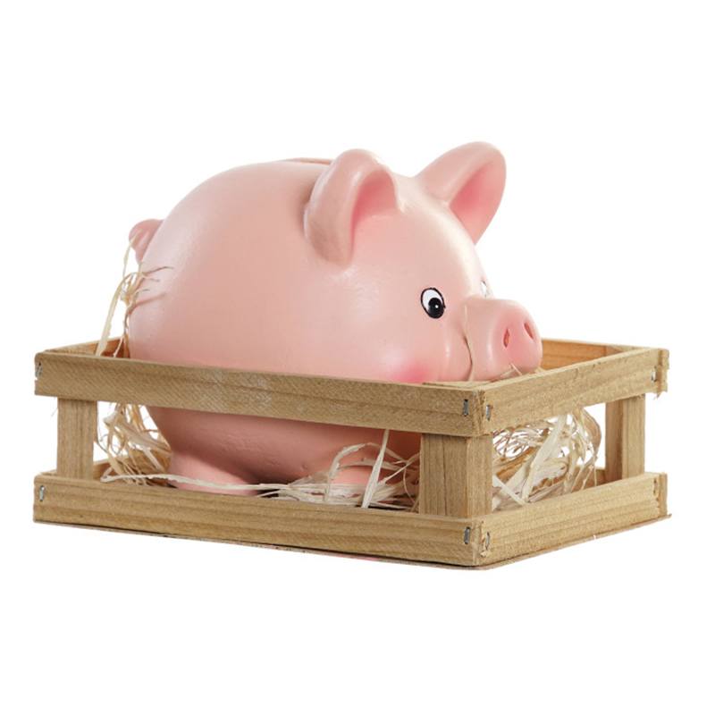 Guardiola Porquet Rosa de Ceràmica 15cm - Imatge 1