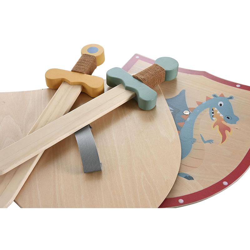 Conjunto Espada y Escudo de Madera 33cm - Imatge 2