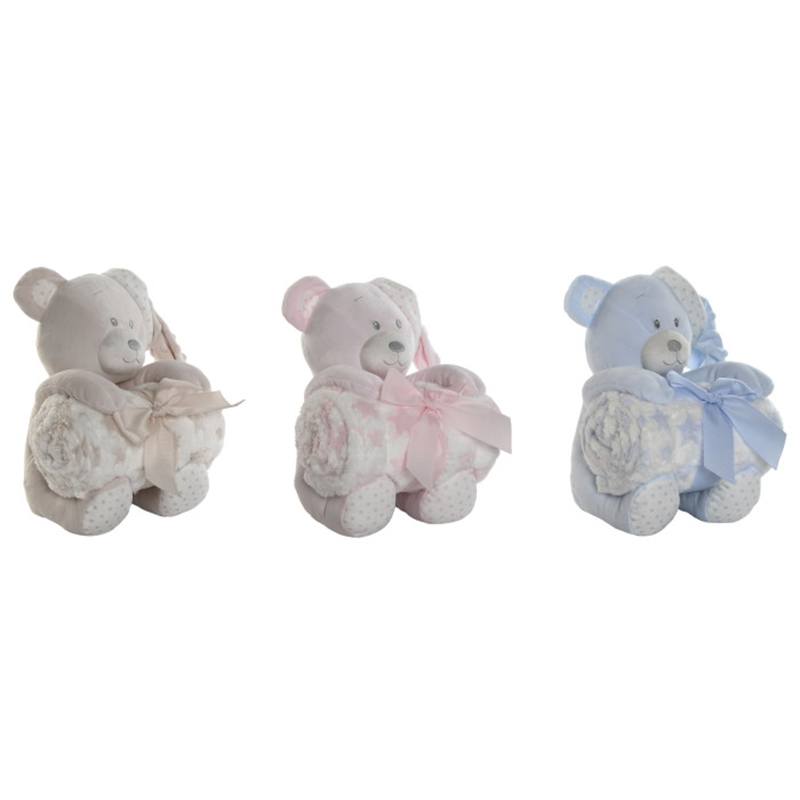 Conjunto Peluche Urso e Manta