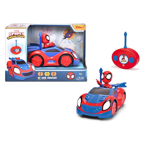 Spiderman Coche Spidey Roadster RC 19cm JOGUIBA