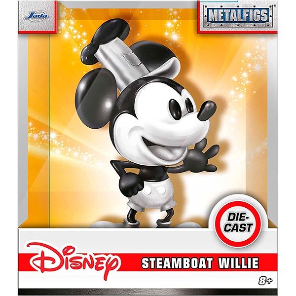Figura Metal Mickey Steamboat Willie 10 Cm - Imatge 3