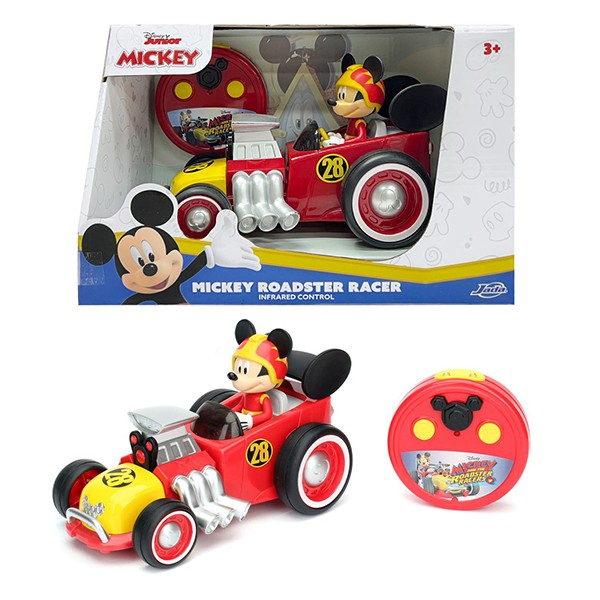 Mickey Mouse Carro Roadster Racer infravermelhos 19Cm - Imagem 1
