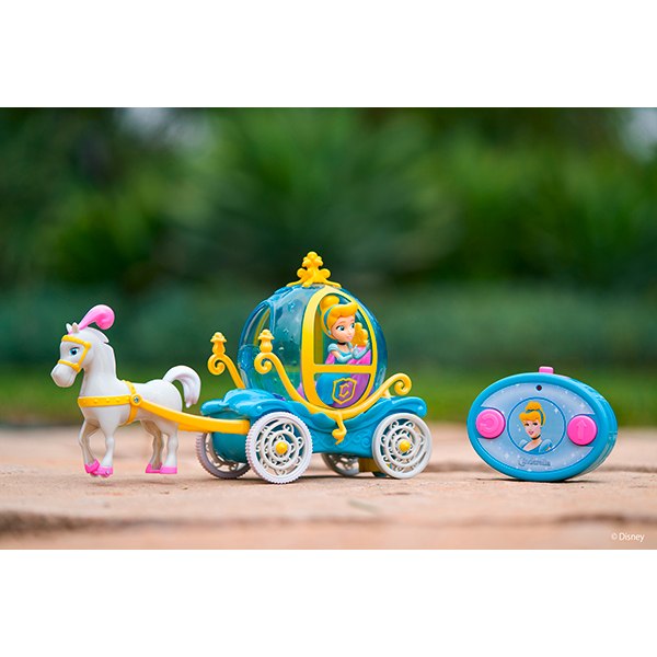 RC Princesas Disney - Carruaje Real de Cenicienta 26 cm de DISNEY JUNIOR - Imagen 2