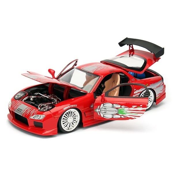 Fast & Furious Coche Colección Dom's Mazda RX-7 1993 1:24 - Imatge 1