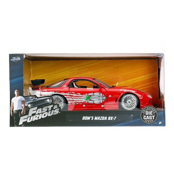 Fast & Furious Coche Colección Dom's Mazda RX-7 1993 1:24 - Imagen 4