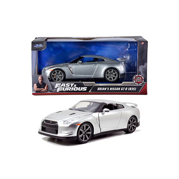 Fast & Furious Coche Colección Brian's Nissan GT-R R35 2009 1:24 - Imagen 1