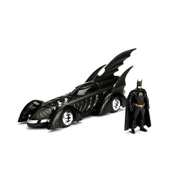 Coche Batmóvil metal 1995 Batman Forever con figura 1:24 - Imagen 1