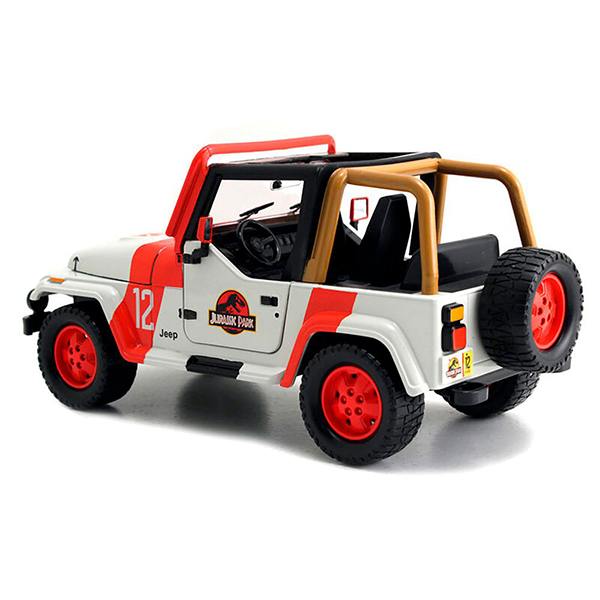 Jurassic Park Jeep Wrangler 1:24 - Imagen 1