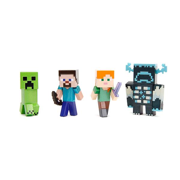 Minecraft Set 4 Nanofiguras 7cm - Imagen 1