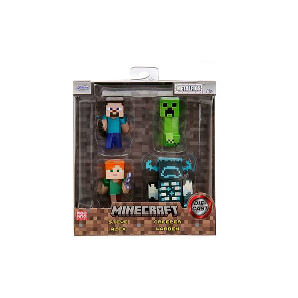 Minecraft Set 4 Nanofiguras 7cm - Imagen 1