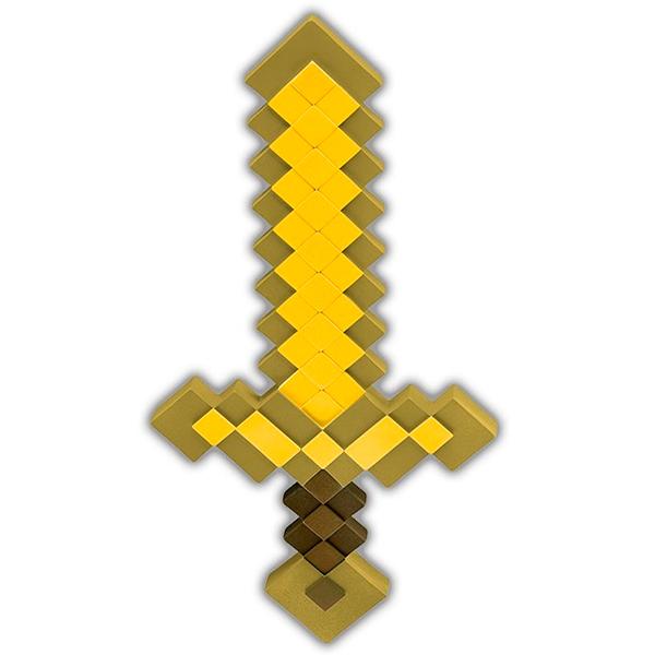 Minecraft Espada de Ouro 50cm - Imagem 1