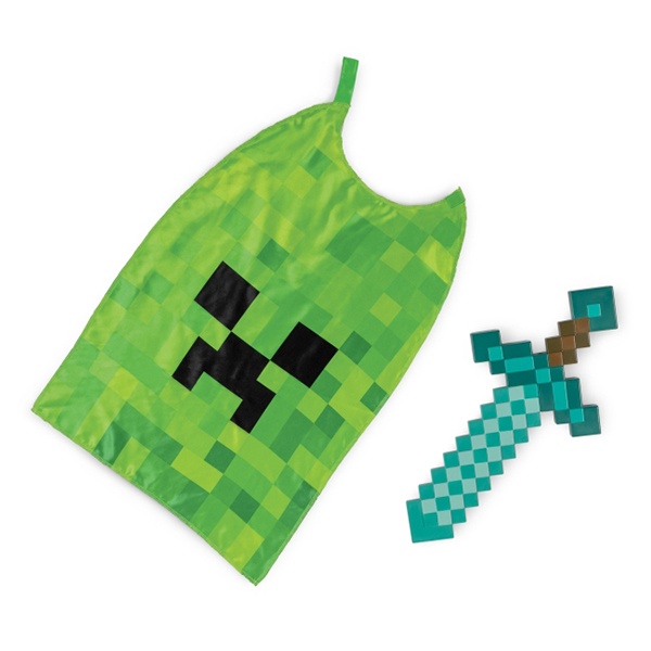 Minecraft Conjunto de Espada e Capa - Imagem 1