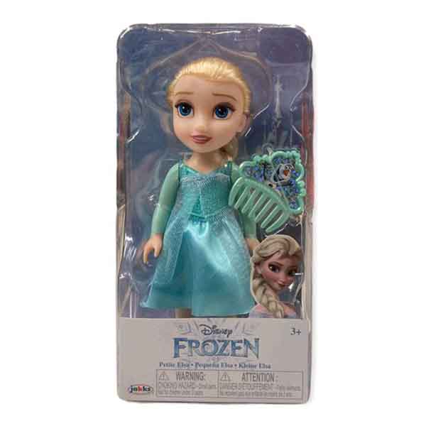 Frozen Muñeca Elsa Mini Princesas 15cm - Imagen 1